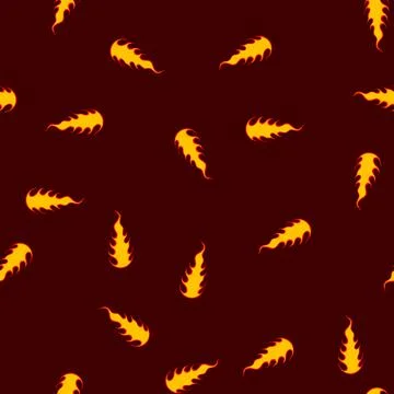 Seamless pattern car flame decal cartoon vector Stock Illustration