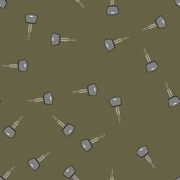Seamless pattern car key cartoon vector Stock Illustration
