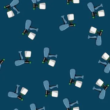 Seamless pattern car paint sprayer cartoon vector Illustrazione stock