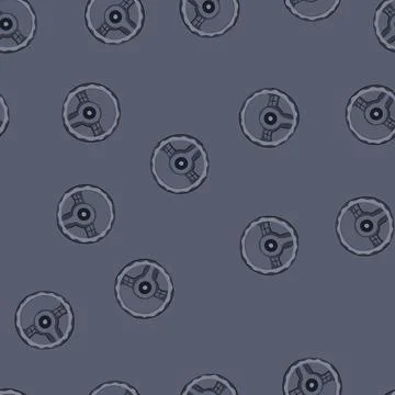 Seamless pattern car steering wheel icon representing direction and control 스톡 일러스트