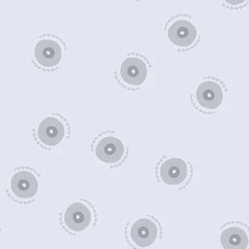Seamless pattern carbide circular saw blade cartoon vector Stock Illustration
