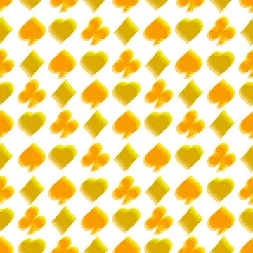 Seamless pattern with card suits. Seamless pattern with card suits. Endles... Stock Photos