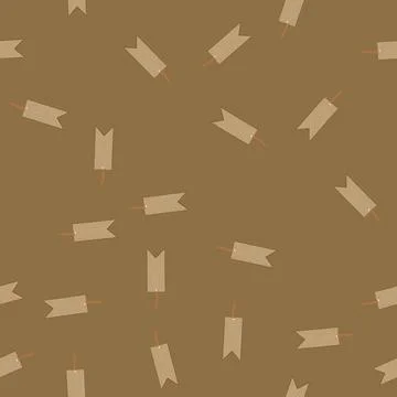 Seamless pattern cardboard paper tag cartoon vector sign color Stock Illustration