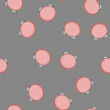 Seamless pattern care face massager cartoon vector Stock Illustration