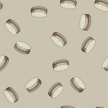 Seamless pattern care soft baby brush cartoon vector 스톡 일러스트