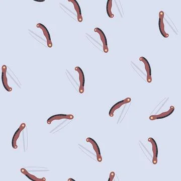 Seamless pattern carpentry saw hand cartoon vector Stock Illustration