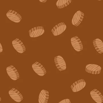 Seamless pattern carpentry wood platform cartoon vector イラスト素材