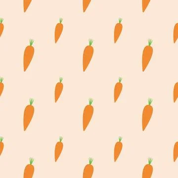 Seamless pattern with carrot. Vector illustration. Stock-Illustration