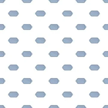 Seamless pattern with cartoon baking dish cookware items Stockillustratie