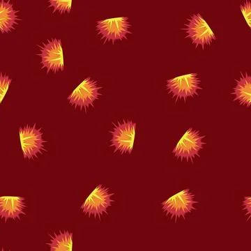 Seamless pattern cartoon explosion graphic creating a powerful blast effect Stock Illustration