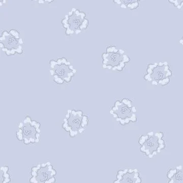 Seamless pattern cartoon smoke cloud creating explosion impact effect Stock Illustration