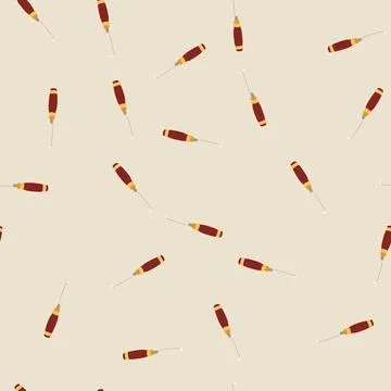 Seamless pattern carve chisel carving cartoon vector Stock Illustration