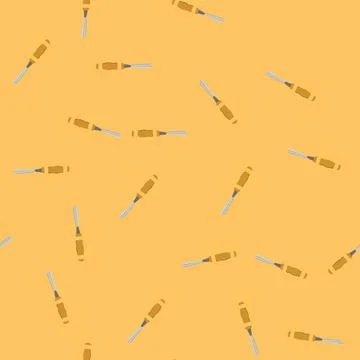 Seamless pattern carve chisel carving cartoon vector Stock Illustration