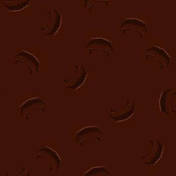 Seamless pattern carving carved pumpkin face cartoon vector Stock Illustration