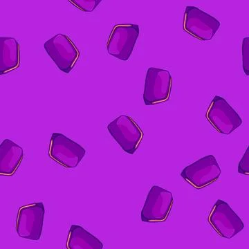 Seamless pattern case cosmetic pouch cartoon vector 库存插图