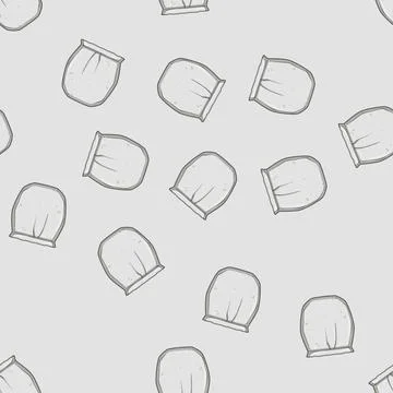 Seamless pattern cashew nut milk strainer bag cartoon vector Stock Illustration
