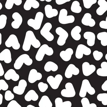 Seamless pattern. Casual abstract doodle texture Stock Illustration