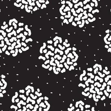 Seamless pattern. Casual abstract doodle texture Stock Illustration