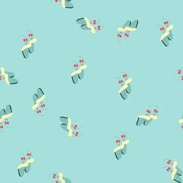 Seamless pattern casual kid slippers cartoon vector Stock Illustration