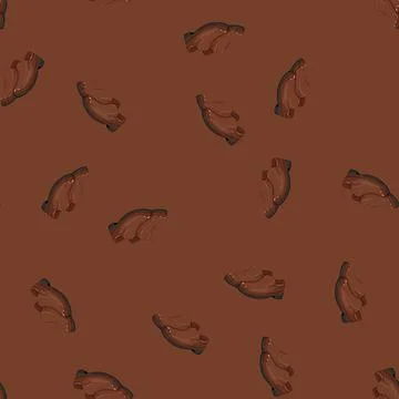 Seamless pattern casual man shoes cartoon vector Illustrazione stock