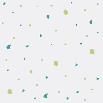 Seamless pattern. Casual polka dot texture. Stylish doodle Stock Illustration