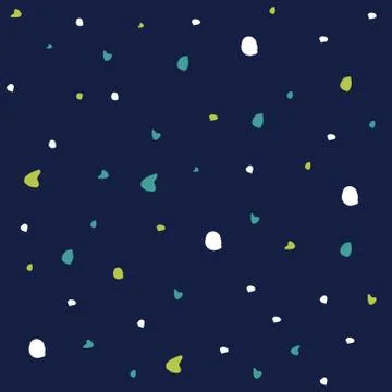 Seamless pattern. Casual polka dot texture. Stylish doodle Illustrazione stock