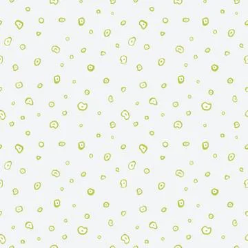 Seamless pattern. Casual polka dot texture. Stylish doodle Stock Illustration