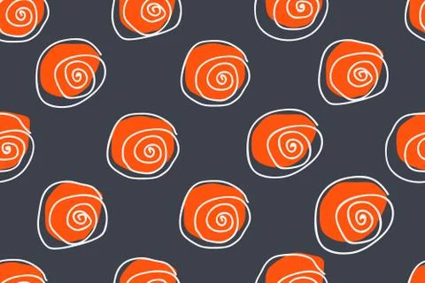 Seamless Pattern. Casual Polka Dot Texture イラスト素材