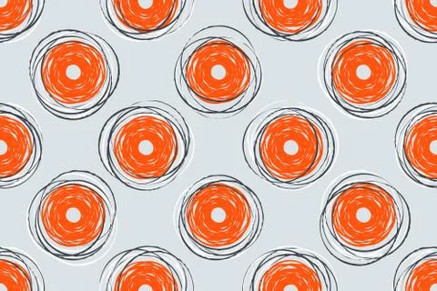 Seamless Pattern. Casual Polka Dot Texture 스톡 일러스트