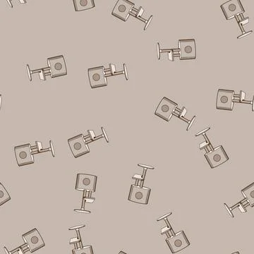 Seamless pattern Cat scratching tree providing multiple levels for pets Stock Illustration