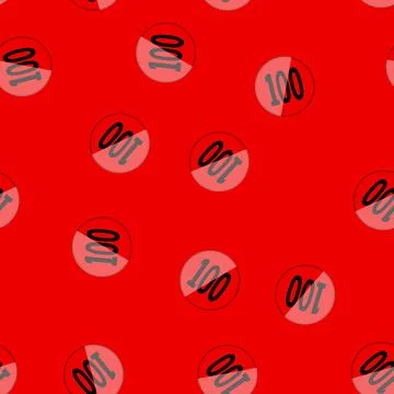 Seamless pattern caution road sign cartoon vector 库存插图