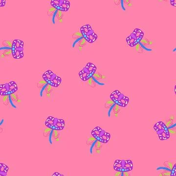 Seamless pattern celebration carnival mask cartoon vector Stock Illustration