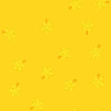 Seamless pattern celebration christmas star cartoon vector 库存插图
