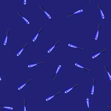 Seamless pattern celebration firework rocket cartoon vector Stock Illustration
