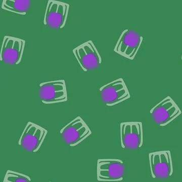 Seamless pattern celebration floral arch cartoon vector Stock Illustration