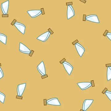 Seamless pattern celebration glass trophy cartoon vector 库存插图