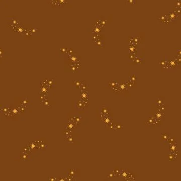 Seamless pattern celestial magic star arch cartoon vector イラスト素材