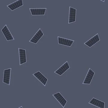 Seamless pattern cell solar panel cartoon vector 스톡 일러스트
