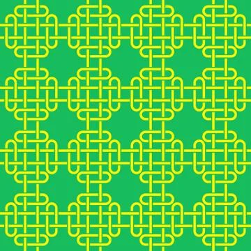 Seamless pattern with Celtic Knot Stock Illustration