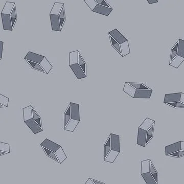 Seamless pattern Cement block building material for construction industry Stock Illustration