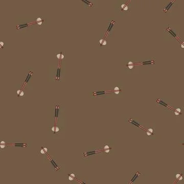 Seamless pattern ceramic chopstick rest cartoon vector Stock Illustration