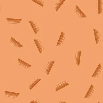 Seamless pattern ceramic roof tile cartoon vector イラスト素材