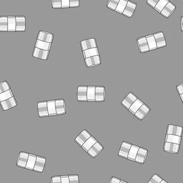 Seamless pattern ceramic spice grinder cartoon vector 스톡 일러스트