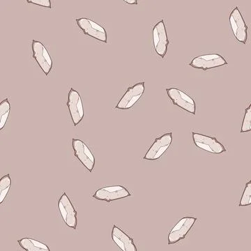 Seamless pattern Cereal bag design element on white background Stockillustratie