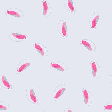 Seamless pattern chair bath seat baby cartoon vector Stock Illustration