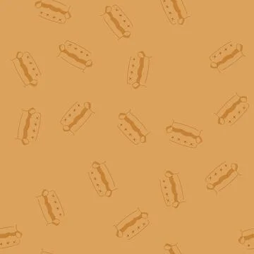 Seamless pattern chaise couch leather cartoon vector 스톡 일러스트