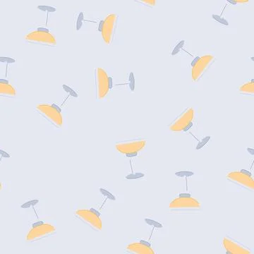 Seamless pattern champagne cocktail glasses cartoon vector Stock Illustration