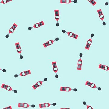 Seamless pattern champagne noise level meter cartoon vector Stock Illustration
