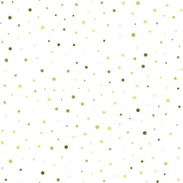 Seamless pattern with chaotic circles. Vector texture Stock Illustration