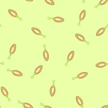 Seamless pattern character kid toothbrush cartoon vector Stock Illustration